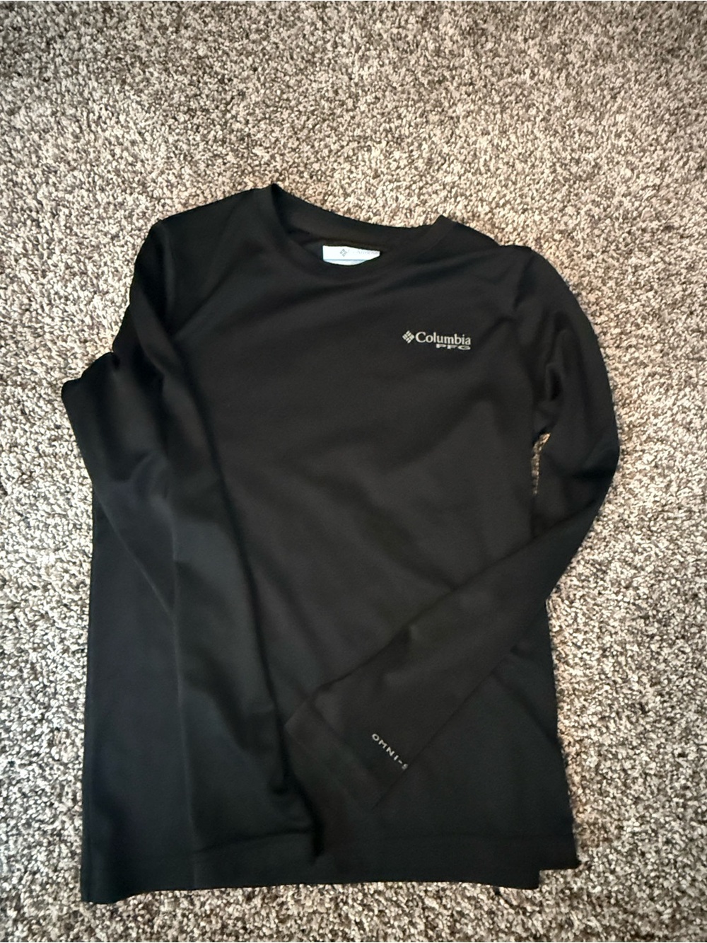 Columbia Black Long-Sleeve Performance Top